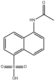 1-Naphthalenesulfonic acid, 5-(acetylamino)- Struktur