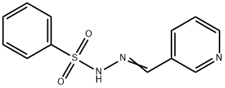 (E)-N-(pyridin-3-ylmethylene)benzenesulfonohydrazide Struktur