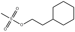 Cyclohexaneethanol, 1-methanesulfonate Struktur