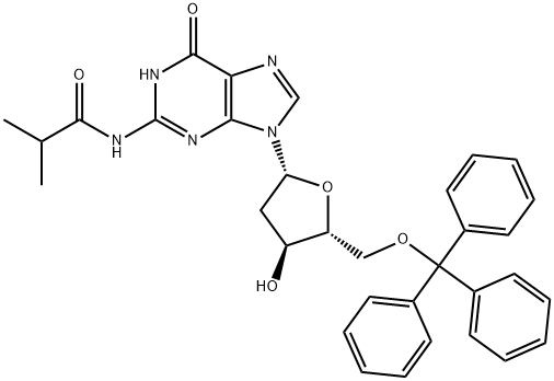 5'-Trt-N2-ibu-2'-dG Struktur