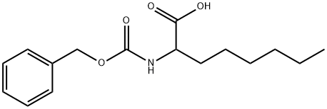 2-{[(benzyloxy)carbonyl]amino}octanoic acid Struktur