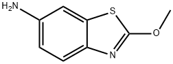 6-Benzothiazolamine,2-methoxy-(9CI) Struktur