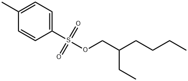 Benzenesulfonic acid, 4-methyl-, 2-ethylhexyl ester Struktur