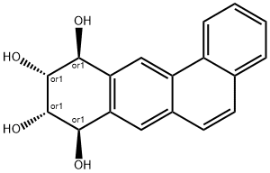 (8R,9S,10R,11S)-rel-8,9,10,11-Tetrahydrobenz[a]anthracene-8,9,10,11-tetrol Structure