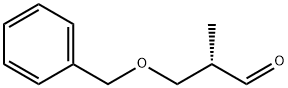 Propanal, 2-methyl-3-(phenylmethoxy)-, (2S)- Struktur