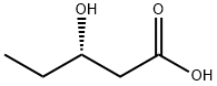 Pentanoic acid, 3-hydroxy-, (3S)- Struktur