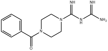 4-benzoyl-N-(diaminomethylidene)piperazine-1-carboximidamide Struktur