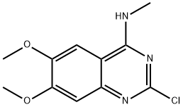 4-Quinazolinamine, 2-chloro-6,7-dimethoxy-N-methyl- Struktur