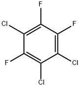 Benzene, 1,2,4-trichloro-3,5,6-trifluoro- Struktur