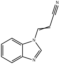 2-Propenenitrile,3-(1H-benzimidazol-1-yl)-(9CI) Struktur