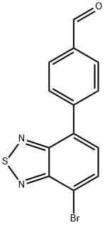 4-(7-溴本并噻二-4-基)苯甲醛 Struktur