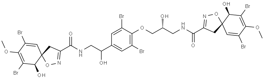 Isofistularin-3 Struktur