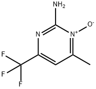 6-Methyl-1-oxy-4-trifluoromethyl-pyrimidin-2-ylamine Struktur