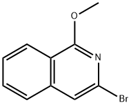 Isoquinoline, 3-bromo-1-methoxy- Struktur