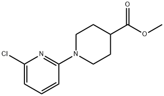 methyl 1-(6-chloropyridin-2-yl)piperidine-4-carboxylate Struktur