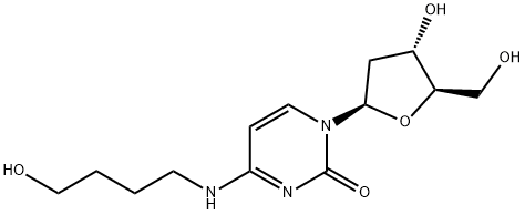 2''-Deoxy-N-(4-hydroxybutyl)cytidine Struktur