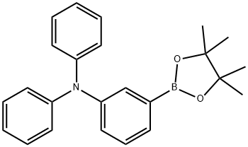 3-硼酸三苯胺頻呢醇酯 Struktur