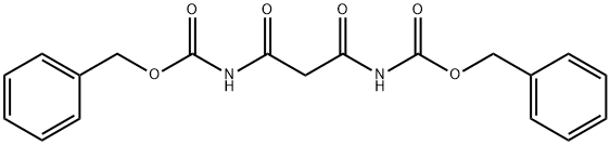 benzyl N-[3-oxo-3-(phenylmethoxycarbonylamino)propanoyl]carbamate Struktur