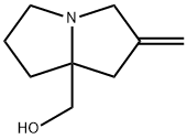 (2-methylidene-hexahydro-1H-pyrrolizin-7a-yl)met hanol Struktur