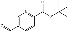 2-Pyridinecarboxylic acid, 5-formyl-, 1,1-dimethylethyl ester 結(jié)構(gòu)式