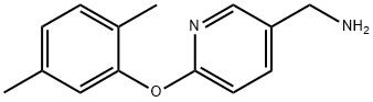 [6-(2,5-Dimethylphenoxy)pyridin-3-yl]methanamine Struktur