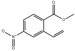 Benzoic acid, 2-ethenyl-4-nitro-, methyl ester Struktur