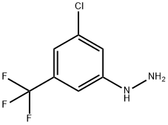 Hydrazine, [3-chloro-5-(trifluoromethyl)phenyl]- Struktur