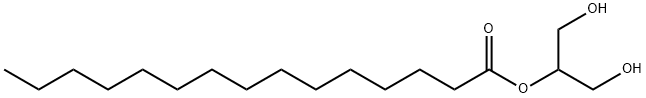 2-O-Pentadecanoylglycerol Struktur