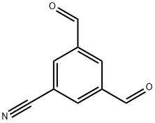 Benzonitrile, 3,5-diformyl- Struktur