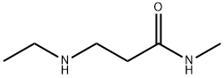 Propanamide, 3-(ethylamino)-N-methyl- Struktur