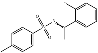 N-[1-(2-Fluorophenyl)ethylidene]-4-methylbenzenesulfonamide Struktur