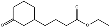 Cyclohexanebutanoic acid, 3-oxo-, ethyl ester Struktur