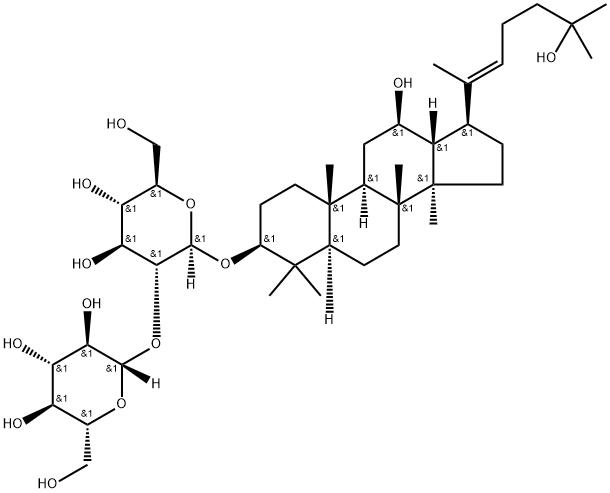 Pseudoginsenoside Rg3 Struktur