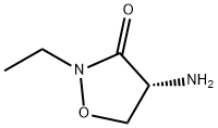 3-Isoxazolidinone, 4-amino-2-ethyl-, (4R)- Struktur