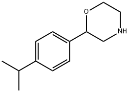 Morpholine,2-[4-(1-methylethyl)phenyl]- Struktur