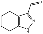 4,5,6,7-tetrahydro-1H-indazole-3-carbaldehyde Struktur