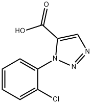 1-(2-Chlorophenyl)-1H-1,2,3-triazole-5-carboxylic Acid Struktur