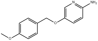 2-Pyridinamine, 5-[(4-methoxyphenyl)methoxy]- Struktur