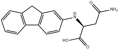 L-Asparagine, N-9H-fluoren-2-yl- Struktur