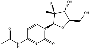 N-Acetyl-2'-deoxy-2',2'-difluorocytidine Struktur