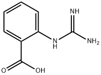 Benzoic acid, 2-[(aminoiminomethyl)amino]- Struktur