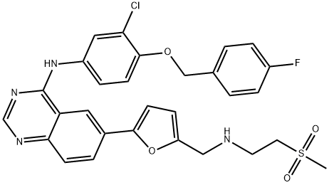 Lapatinib 4-Fluoro Impurity Struktur