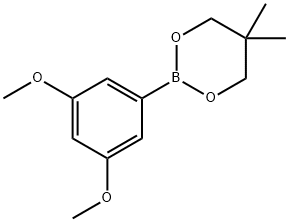 1,3,2-Dioxaborinane, 2-(3,5-dimethoxyphenyl)-5,5-dimethyl- Struktur