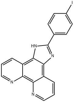 2-(4-iodophenyl)iMidazole[4,5f][1,10]phenanthroline Struktur