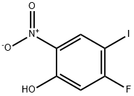 5-Fluoro-4-iodo-2-nitro-phenol Struktur