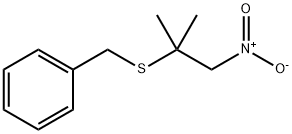 Benzene, [[(1,1-dimethyl-2-nitroethyl)thio]methyl]- Struktur