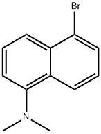 5-bromo-N,N-dimethylnaphthalen-1-amine Struktur