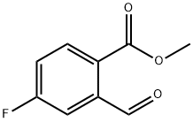 Methyl 4-fluoro-2-formylbenzoate Struktur