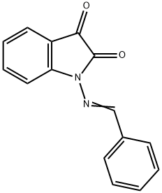 1H-Indole-2,3-dione, 1-[(phenylmethylene)amino]-