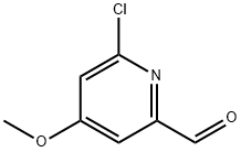 2-Pyridinecarboxaldehyde, 6-chloro-4-methoxy- Struktur